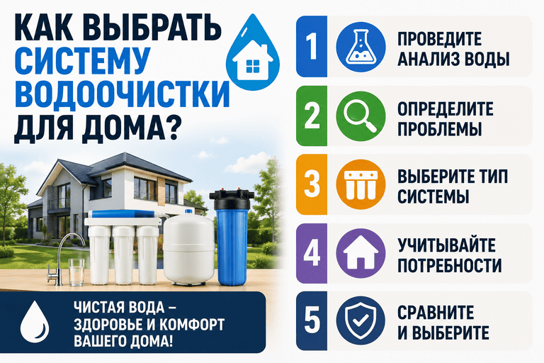 Как выбрать систему водоочистки для дома?