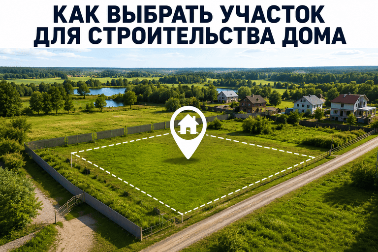 Как выбрать участок для строительства дома