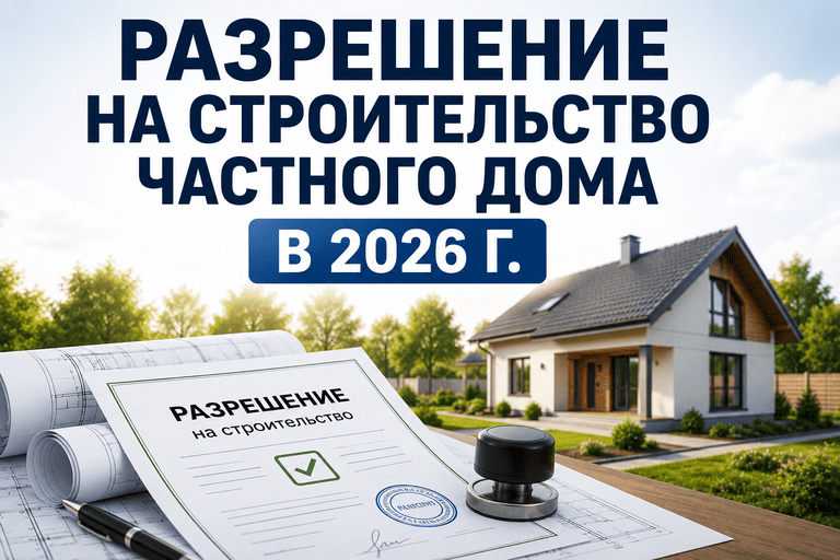 Разрешение на строительство частного дома в 2026 г.