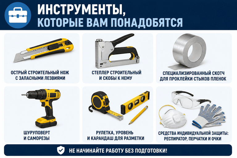 Инструменты которые вам понадобятся