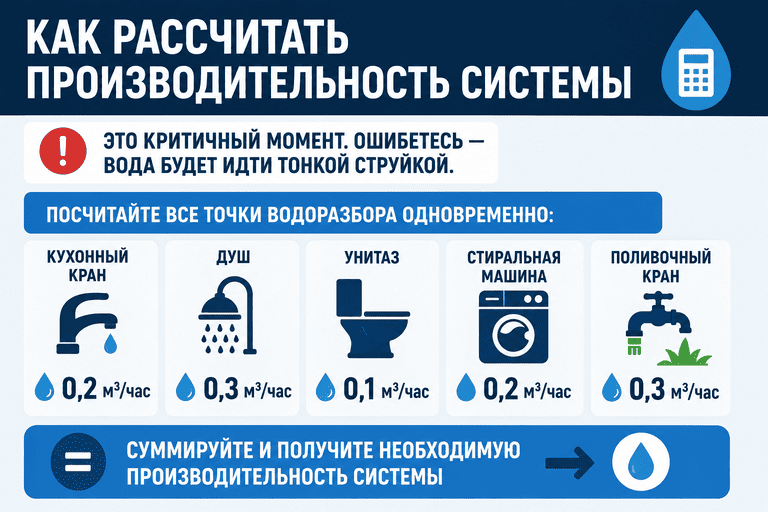 Как рассчитать производительность системы