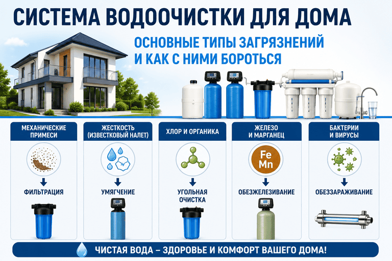 Основные типы загрязнений и как с ними бороться