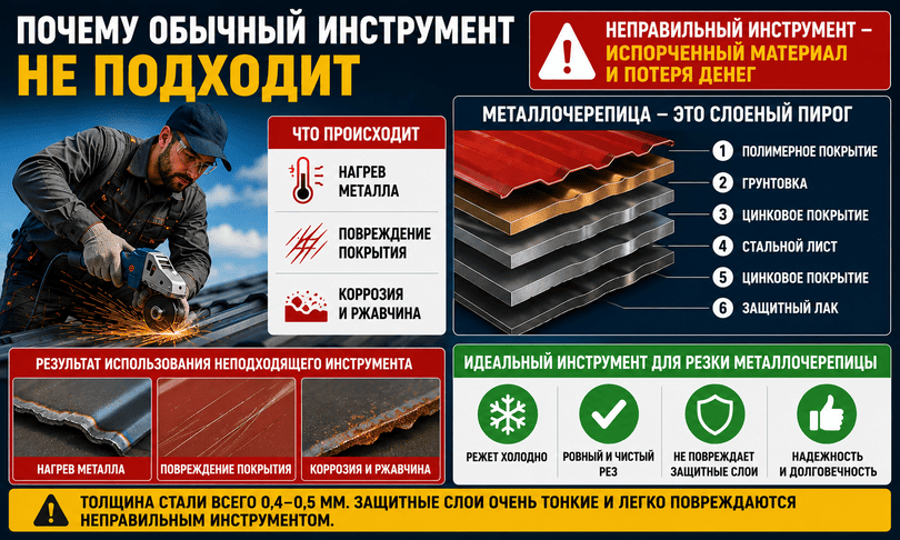 Почему обычный инструмент не подходит